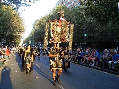 Desfile de la Tropa Conquistadores de Iberia y Fundadores Barcidas